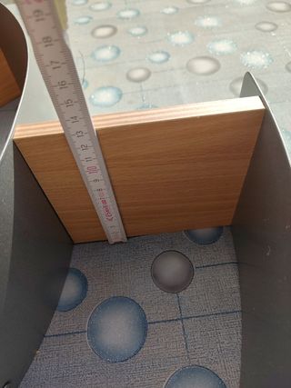 Scaffale a spirale metallo-legno