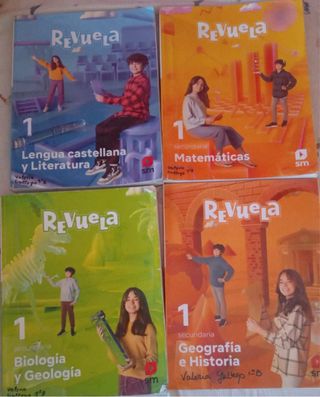 Libros 1º ESO lengua Editorial Revuela