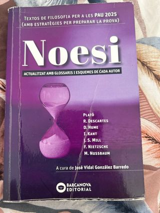 Noesi. Textos de filosofia per a les PAU 2025