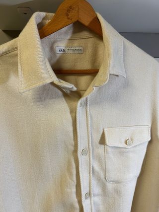 Sobrecamisa beige Zara - Hombre