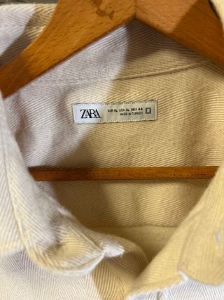 Sobrecamisa beige Zara - Hombre