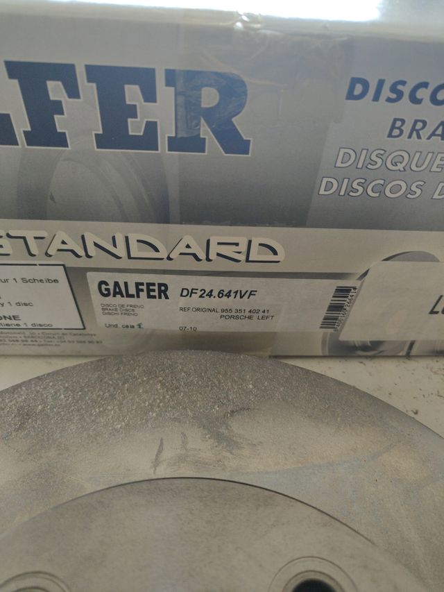 Disco freno Galfer Porsche Cayenne Izquierdo