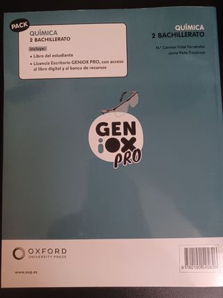 Química 2º Bachillerato. Libro del estudiante. ...