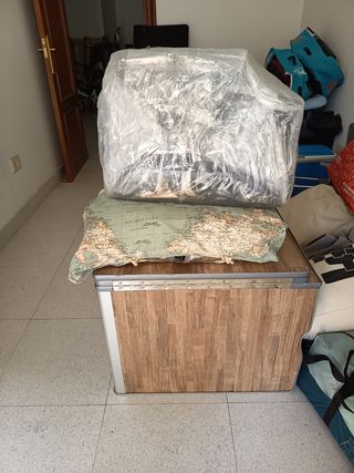 Mueble cama plegable de madera - Citroen Berlingo