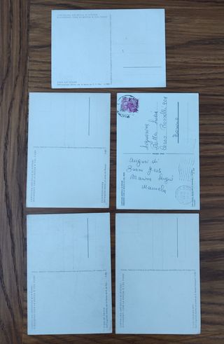 5 Cartoline vintage 