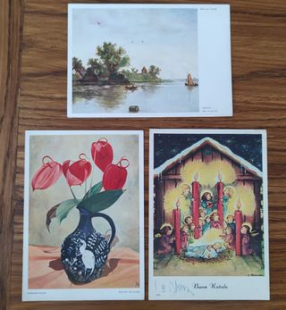 5 Cartoline vintage 