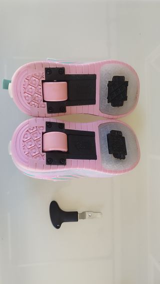 Zapatillas niña luces LED - 2 pares