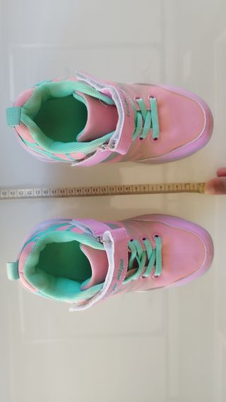 Zapatillas niña luces LED - 2 pares