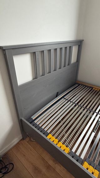Cama HEMNES Ikea 140x200 Gris
