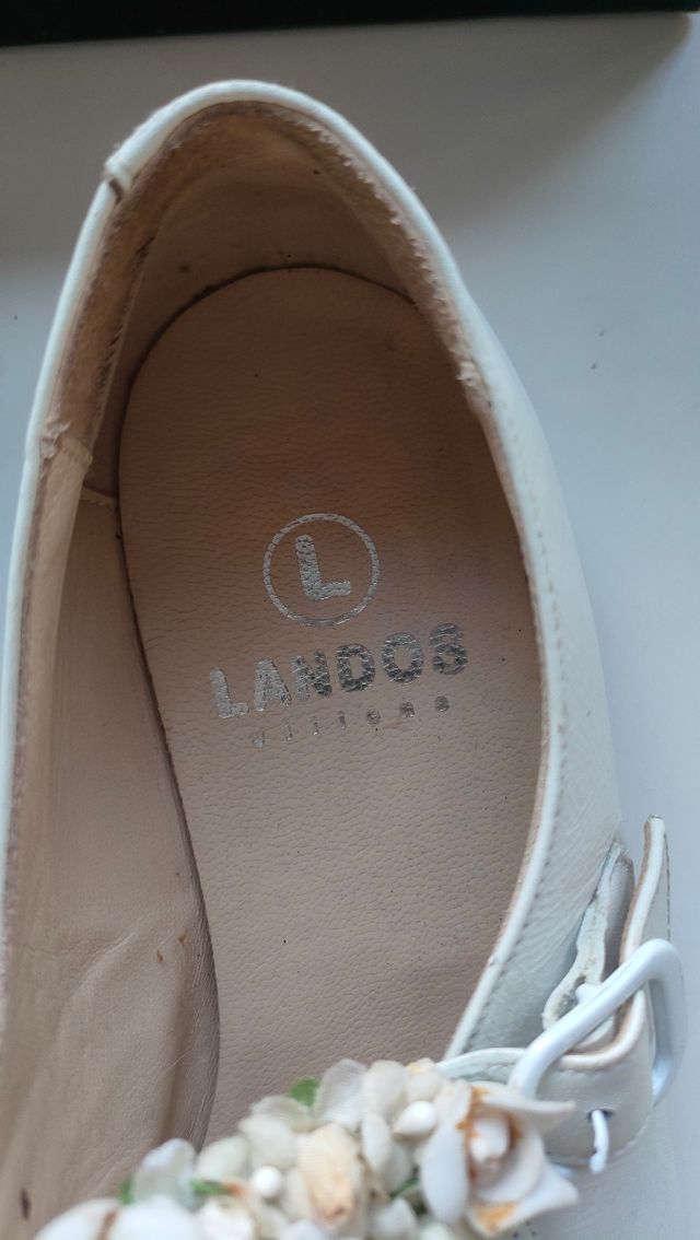 Zapatos niña Landos, blancos