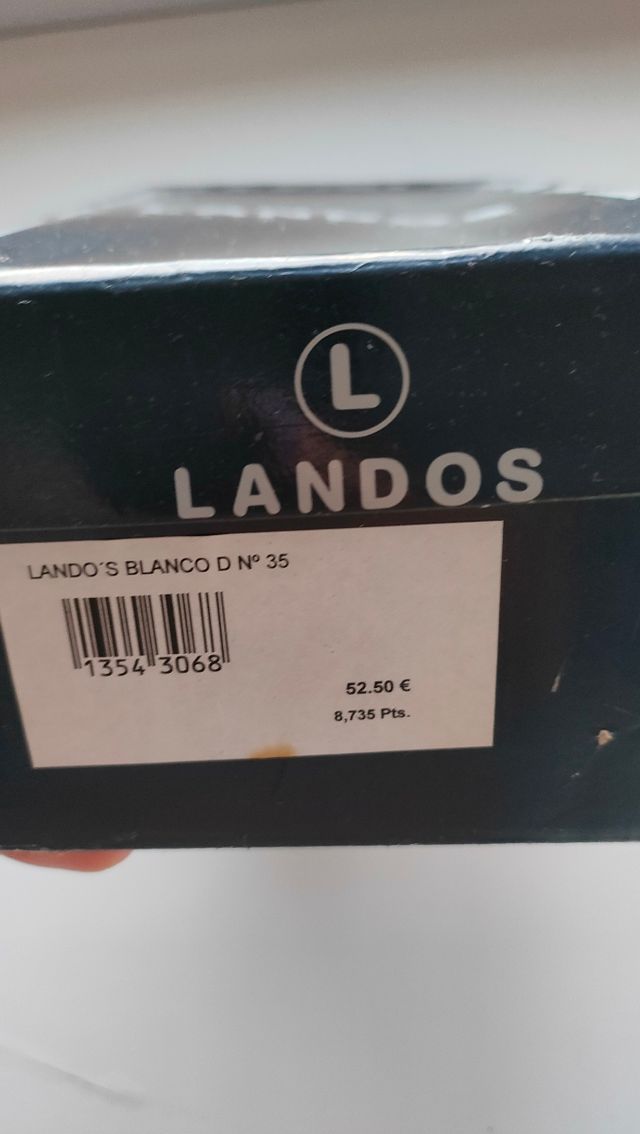 Zapatos niña Landos, blancos
