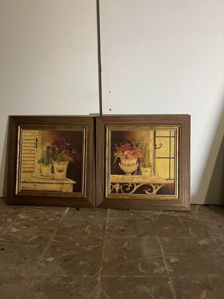 2 Cuadros Decorativos - Flores