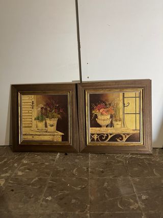 2 Cuadros Decorativos - Flores