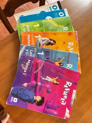 Libros revuela y oxford 2º E.S.O