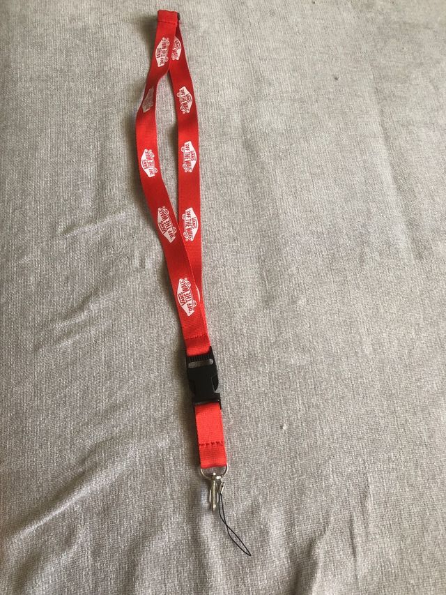 Llavero Vans - Rojo con blanco