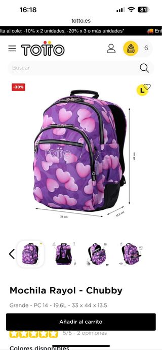 Mochila Totto