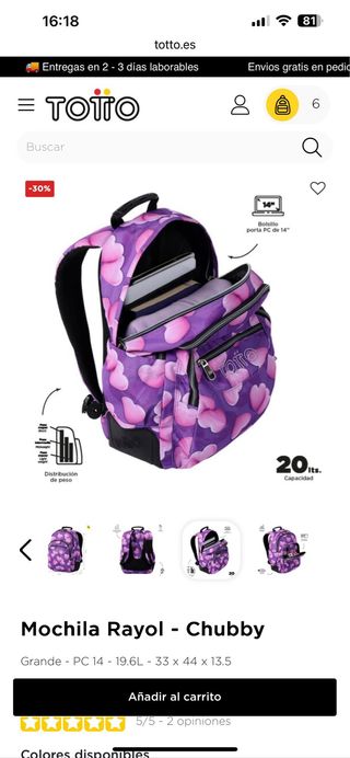 Mochila Totto