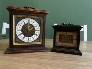 Orologi da tavolo vintage - 2 pezzi