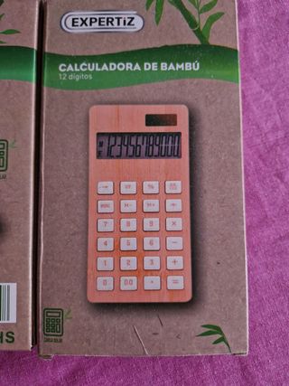 Calculadora bambú EXPERTIZ - 12 dígitos