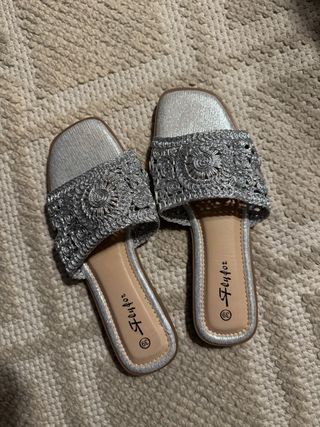 Sandali Flyflor argento tg 39