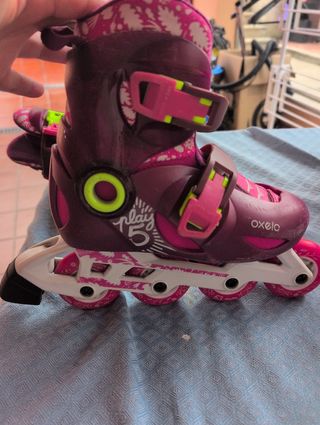 Patines niña rosa talla 28-30.Patines en linea