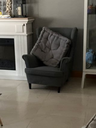 Butaca Ikea Gris - Tela