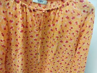 Blusa MODI' STYLITALIA fiori arancio