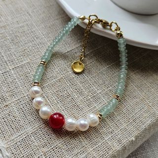 Pulsera Jade-Perlas-Agata
