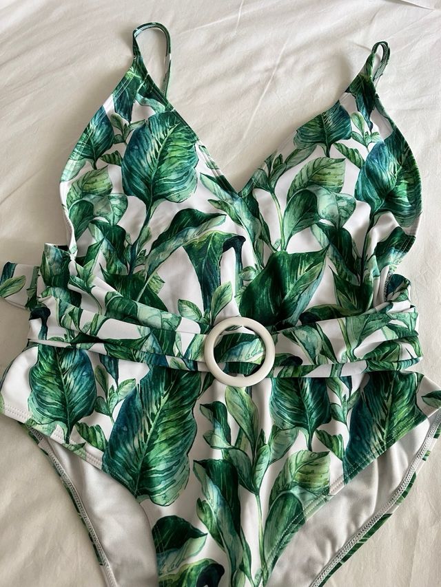 Maiô B.J. Lingerie XXL - Folhas