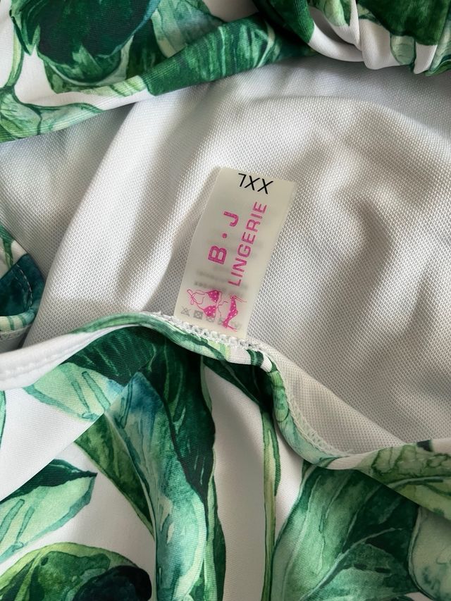 Maiô B.J. Lingerie XXL - Folhas