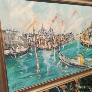 Quadro olio su tela Venezia