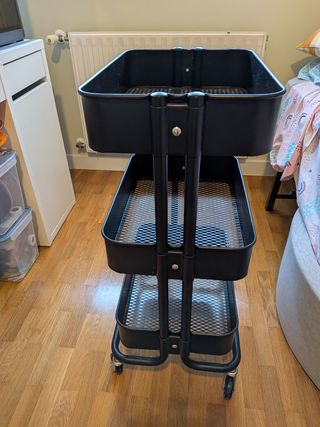 Carro 3 pisos Ikea - Negro