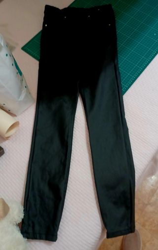 Pantalones cuero negros XS