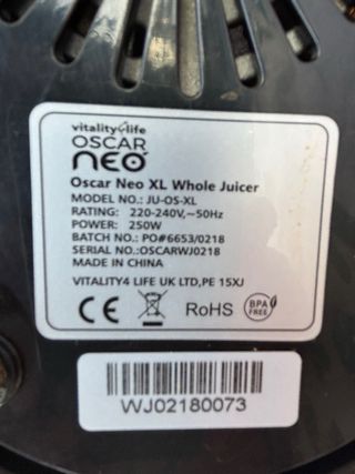 Extractor zumo Oscar Neo - prensado en frío