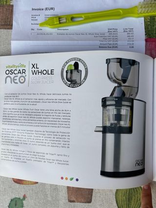 Extractor zumo Oscar Neo - prensado en frío
