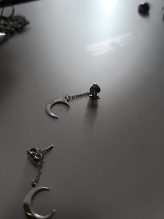 Pendientes plata Lotus Viceroy