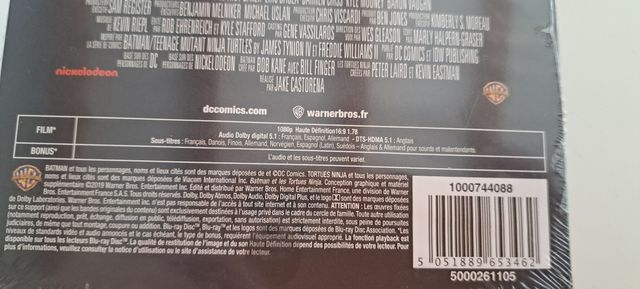 Batman vs Teenage Mutant Ninja Turtles - Blu-Ray