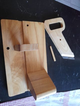 Affettatrice legno vintage