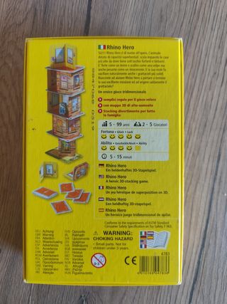 Rhino Hero HABA gioco 3D