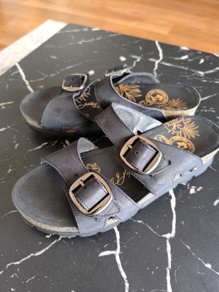 Sandalias Panama Jack negras