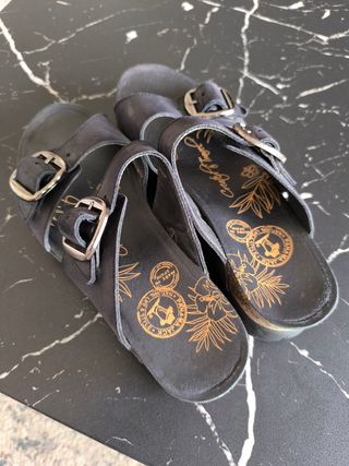 Sandalias Panama Jack negras