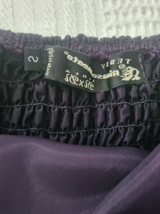 Vestido morado fiesta  talla S