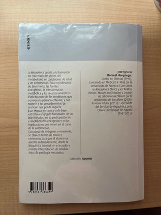Manual de bioquímica para enfermería