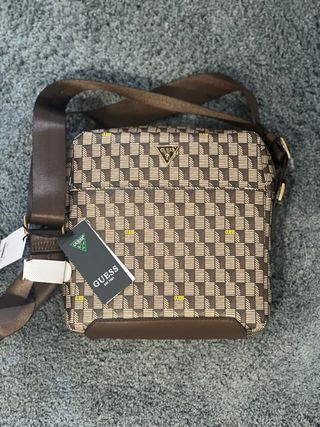 Bandolera Guess Marrón Beige