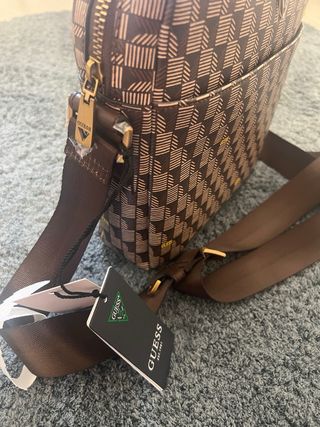Bandolera Guess Marrón Beige