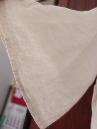 Blusa lino beige