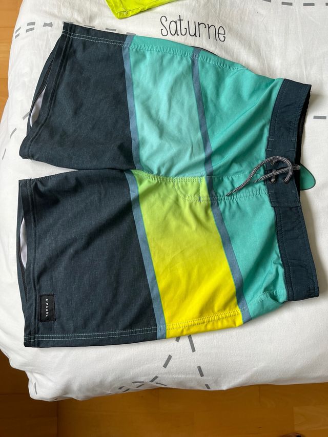 Bañador niño RIP Curl - Verde y Amarillo