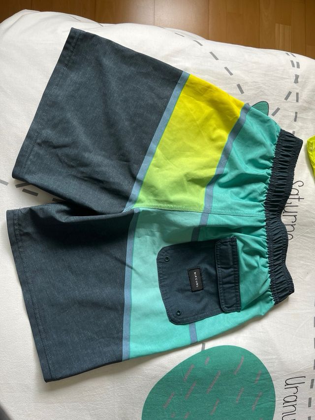 Bañador niño RIP Curl - Verde y Amarillo