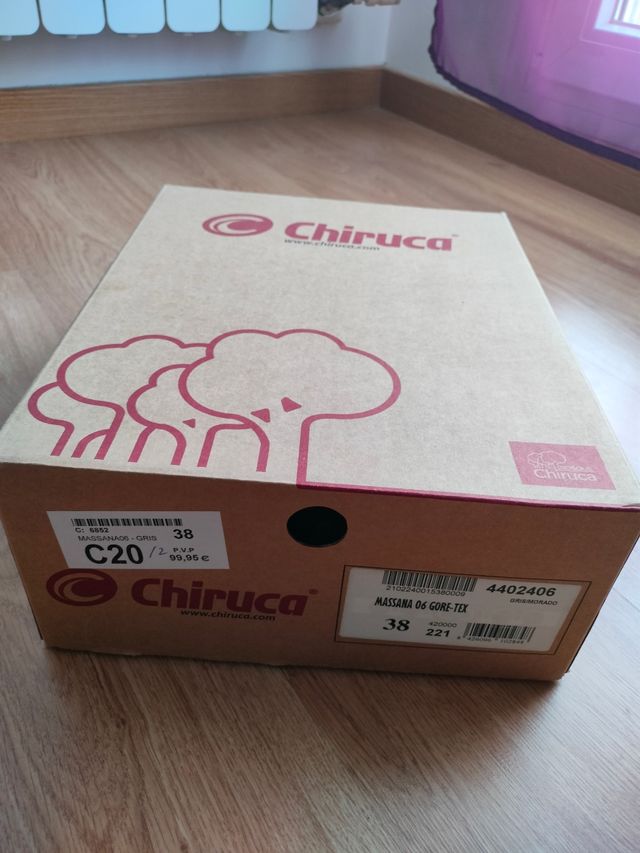 Botas Chiruca trekking - Gris/Morado