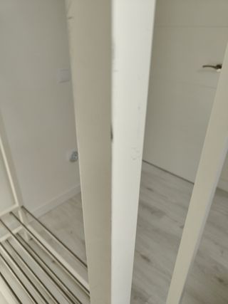 Perchero zapatero Ikea Tjusig blanco